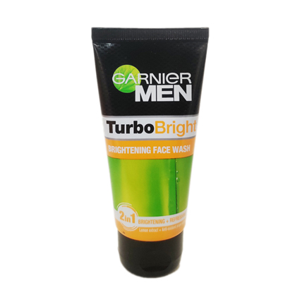 Garnier Face Wash Men Turbo Bright 2 in1 